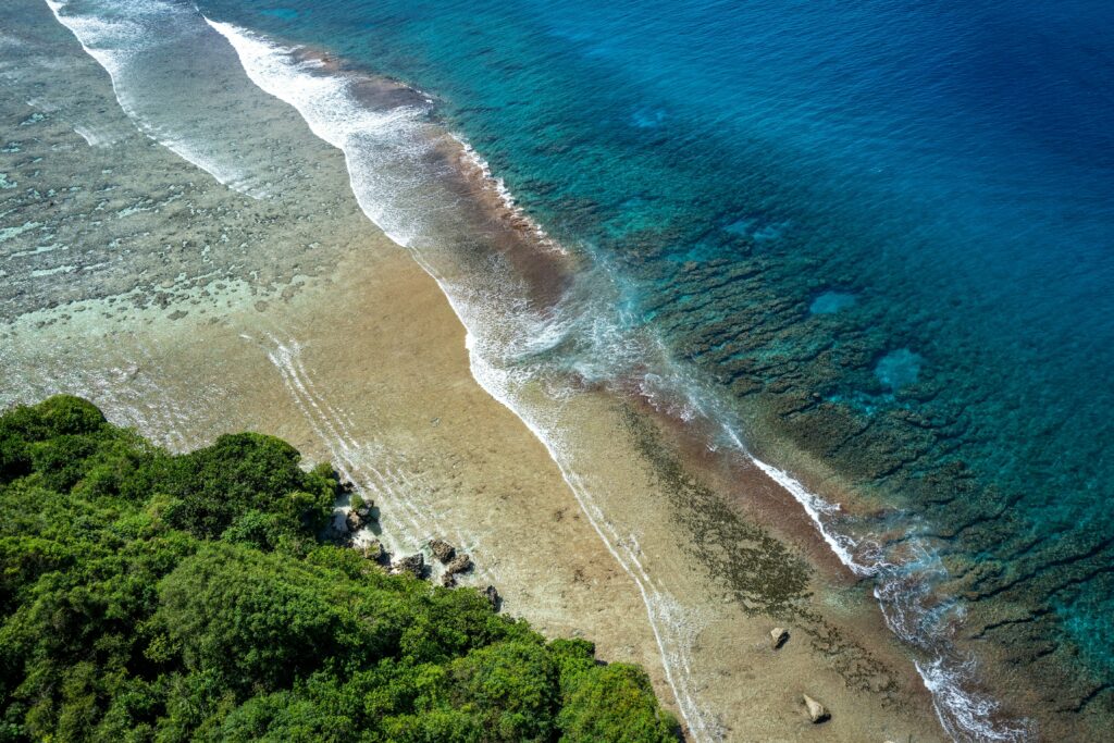 The reef from Two Lover's Point in Guam.